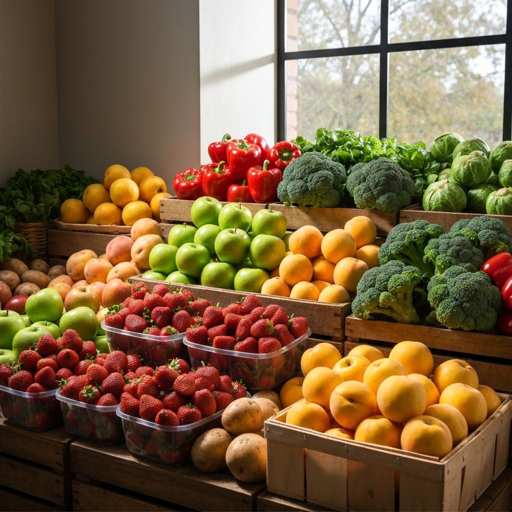 Saisonale Lebensmittel